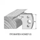 Нож профилен PILANA 05, 40x4мм, инструментална стомана - small, 16799