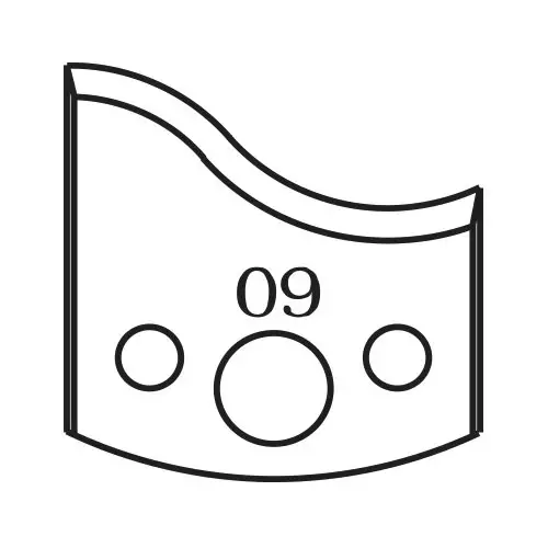 Нож профилен PILANA 09, 40x4мм, инструментална стомана