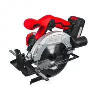 Акумулаторен циркулярен трион RAIDER RDP-KCS20, 20V, 2.0Ah, Li-Ion, ф165х20мм, 3700об/мин.