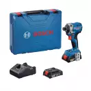 Акумулаторен гайковерт ударен BOSCH GDR 18V-215, 18V, 2.0Ah, Li-Ion, 215Nm, 1/4