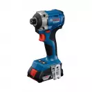 Акумулаторен гайковерт ударен BOSCH GDR 18V-215, 18V, 2.0Ah, Li-Ion, 215Nm, 1/4