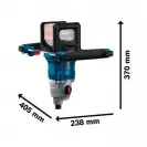 Акумулаторен миксер за строителни смеси BOSCH GRW 18V-160, 18V, 5.5-12Ah, Li-Ion, 720об/мин, безчетков - small, 255204