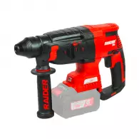 Акумулаторен перфоратор RAIDER RDP-BRH20 Solo, 20V, 2.0-8.0Ah, Li-Ion, 3.0J, безчетков