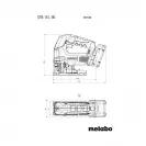 Акумулаторен прободен трион METABO STB 18 L 90 Solo, 18V, -Ah, Li-Ion, 22мм - small, 255758