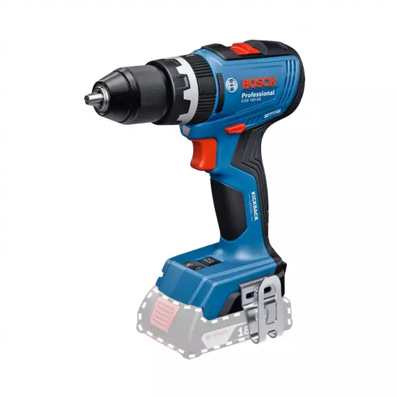 Акумулаторен ударен винтоверт BOSCH GSB 18V-65 Solo, 18V, Li-Ion, 65Nm, безчетков