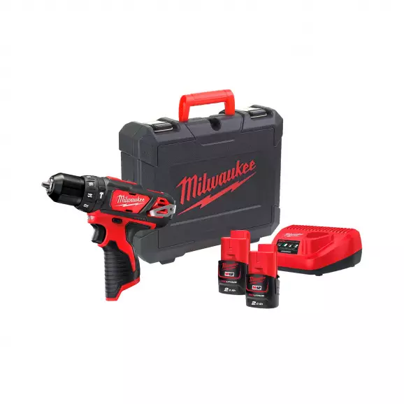 Акумулаторен ударен винтоверт MILWAUKEE M12 BPDMC-202C, 12V, 2.0Ah, Li-Ion, 30Nm