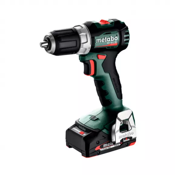 Акумулаторен винтоверт METABO BS 18 L BL, 18V, 2.0Ah, Li-Ion, 65Nm, безчетков