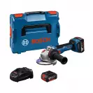 Акумулаторен ъглошлайф BOSCH GWS 18V-11 S, 18V, 5.0Ah, Li-Ion, ф125мм, безчетков - small