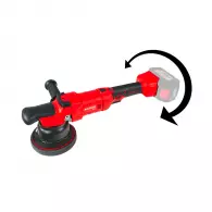 Акумулаторна полирмашина RAIDER RDP-JPC20 Solo, 20V, 1.5-6.0Ah, Li-Ion, ф125мм, безчеткова