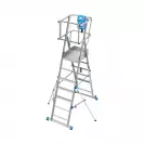 Алуминиева стълба с платформа KRAUSE SkyMatic 1x5-9, 4350мм(на стълбата), едностранна - small