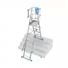 Алуминиева стълба с платформа KRAUSE SkyMatic 1x5-9, 4350мм(на стълбата), едностранна - small, 253500