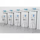 Алуминиева стълба с платформа KRAUSE SkyMatic 1x5-9, 4350мм(на стълбата), едностранна - small, 253501