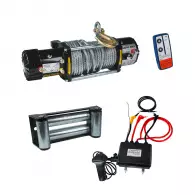 Автолебедка RAIDER RD-EW12, 4500W, 12V, 5443кг, 29м/9.5мм - въже