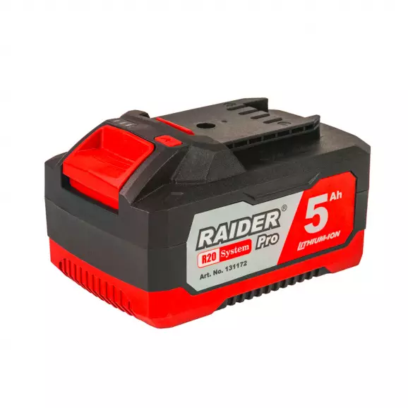 Батерия акумулаторна RAIDER RDP-R20 20V 5.0Ah, 20V, 5.0Ah, Li-Ion