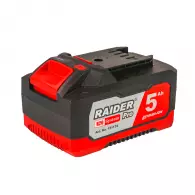 Батерия акумулаторна RAIDER RDP-R20 20V 5.0Ah, 20V, 5.0Ah, Li-Ion