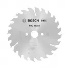 Диск с твърдосплавни пластини BOSCH PRO WООD 150/2.4/20 Z=24, за дървесина - small