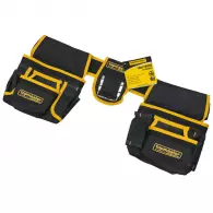 Колан двоен за инструменти TOPMASTER, 20 джоба, с държач за чук