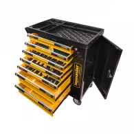 Количка за инструменти с чекмеджета TOPMASTER 219 части, с 7-чекмеджета, комплект инструменти