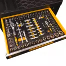 Количка за инструменти с чекмеджета TOPMASTER 219 части, с 7-чекмеджета, комплект инструменти - small, 255947