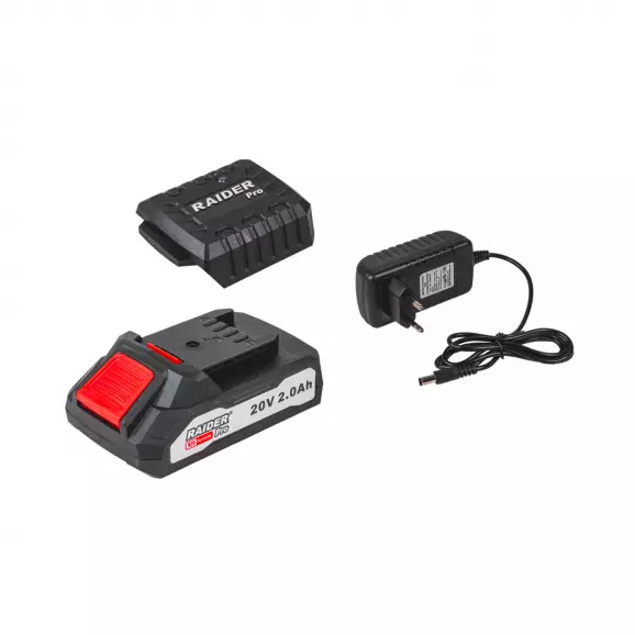 Комплект батерия и зарядно устройство RAIDER RDP-R20 System 2Ah, 20V, 2.0Ah, Li-Ion