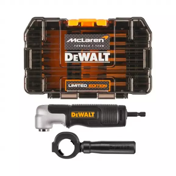 Комплект накрайници DEWALT McLaren F1 33 части, PH, PZ, TX, с магнитен държач, ударни
