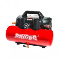 Компресор акумулаторен RAIDER RDP-J4AC20 Solo, 20V, 1.5-8.0Ah, Li-Ion, 4л, 32l/min, 8bar