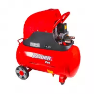 Компресор RAIDER RDP-AC16, 50l, 8bar, 110 l/min, 1.5kW, 2.0hp, 230V