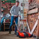 Метла механична акумулаторна EINHELL TE-SW 18/610 Li-Solo, 18V, 1.5-6.0Ah, 610мм, -м2, 1800м2/ч, 20л - small, 254847