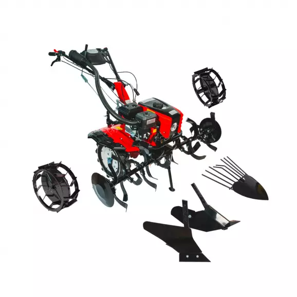 Мотофреза бензинова RAIDER RD-T13, 5.2kW, 7.0к.с, 1200мм, 130-350мм, 2 предавки напред, 1 предавка назад