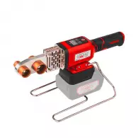 Поялник за полипропилен RAIDER RDP-BPW20 Solo, 20V, 4.0-8.0Ah, Li-Ion, 25-340°C, ф20-32мм, плосък нагревател