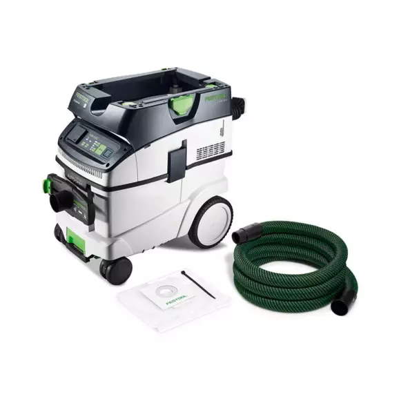Прахосмукачка FESTOOL CTL 36 EI AC-RENOFIX, 1200W, 3900л/мин, 36/34л, автоматично самоизтупване