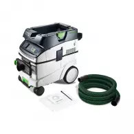 Прахосмукачка FESTOOL CTL 36 EI AC-RENOFIX, 1200W, 3900л/мин, 36/34л, автоматично самоизтупване