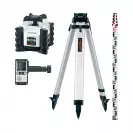 Ротационен лазерен нивелир LASERLINER Quadrum Compact G210 S Set, зелен лазер, обхват 200m, точност 1.5mm/10m, автом./автом. - small, 253551