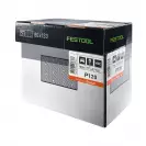 Шкурка велкро FESTOOL Granat 80х133мм Р120, за лак и боя, с 14 отвора, син, правоъгълна, самозалепваща - small, 251624