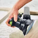 Шкурка велкро FESTOOL Granat 80х133мм Р180, за лак и боя, с 14 отвора, син, правоъгълна, самозалепваща - small, 251627