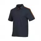 Тениска с къс ръкав NINE WORTHS LEWIS XXL, синя, с яка - small, 253271