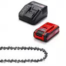 Трион верижен акумулаторен EINHELL GE-LC 18/25-1 Li Set, 18V, 3.0Ah, Li-Ion, 25cм - small, 257247