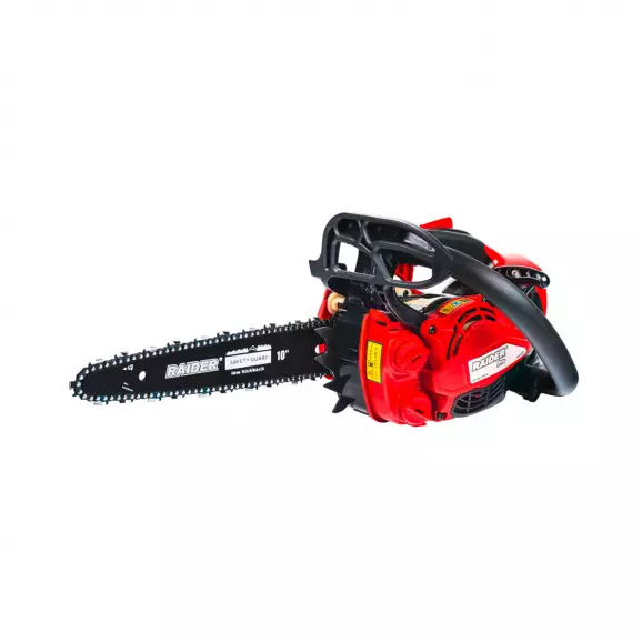 Трион верижен бензинов RAIDER RDP-GCS28, 25.4см3, 1.3к.с, 1.0kW, 25см
