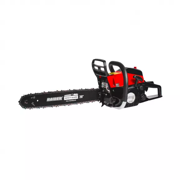 Трион верижен бензинов RAIDER RDP-GCS36, 56.9см3, 4.7к.с, 3.5kW, 50см