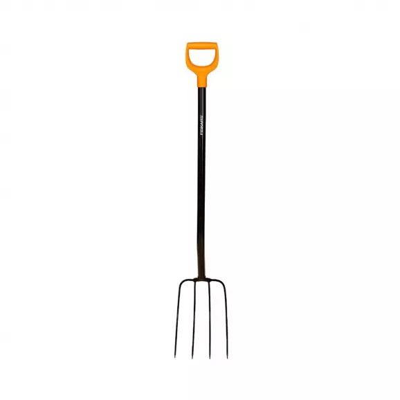 Вила с дръжка FISKARS Solid 1260мм с 4 зъба