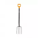 Вила с дръжка FISKARS Solid 1260мм с 4 зъба - small