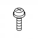 Винт за машини MAKITA M4x12 WR, 9237CB, 9403, BO4900, BO4900V, CE001G, CE002G, CE003G, CE004G ... - small