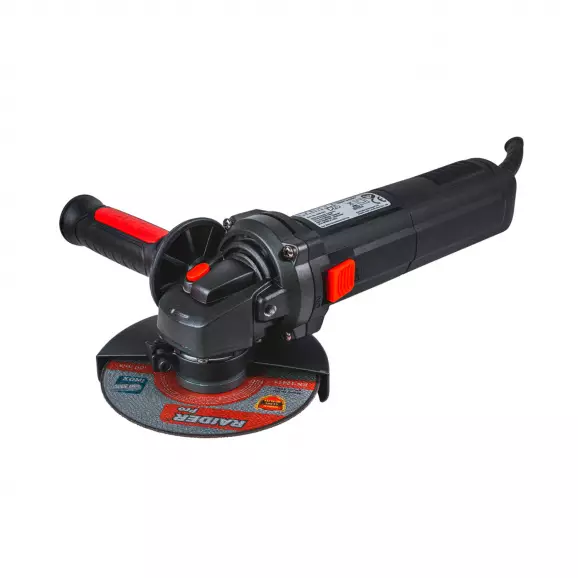 Ъглошлайф RAIDER RDP-AG80 Black Edition, 750W, 11000об/мин, ф125мм 