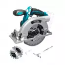 Акумулаторен циркулярен трион DEDRA DED7064, 18V, 2.0-8.0Ah, Li-Ion, ф165мм - small