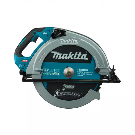 Акумулаторен циркулярен трион MAKITA HS013GZ, 40V, 4.0-8.0Ah, Li-Ion, ф415x30мм, безчетков
