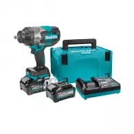 Акумулаторен гайковерт ударен MAKITA TW002GM201, 40V, 4.0Ah, Li-Ion, 1/2