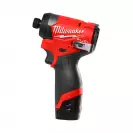 Акумулаторен гайковерт ударен MILWAUKEE M12 FID2MC-202X, 12V, 2.0Ah, Li-Ion, 170Nm, 1/4