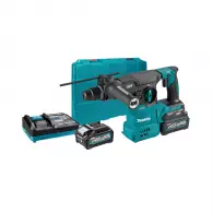 Акумулаторен перфоратор MAKITA HR008GM201, 40V, 4.0Ah, Li-Ion, SDS-plus, 3.9J, безчетков, AVT