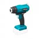 Акумулаторен пистолет за горещ въздух DEDRA DED7058, 18V, 2.0-8.0Ah, Li-Ion, 550°C, 200л/мин - small