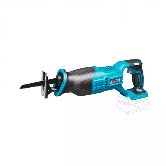 Акумулаторен саблен трион DEDRA DED7161, 18V, 2.0-8.0Ah, Li-Ion, 25.4mm, 140mm, безчетков